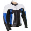 RTX TITAN Blue Motorcycle Leather Race Jacket
